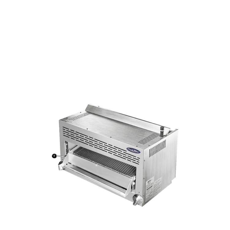 A right side view of Cookrite's infrared salamander broiler
