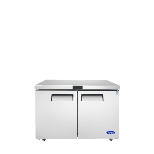 A front view of Atosa's 48" Undercounter Refrigerator