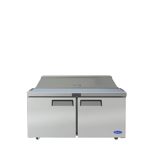 A front view of Atosa's 60" Refrigerated Standard Top Sandwich Prep. Table