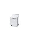 A right side view of Atosa's refrigerated mega top sandwich prep table