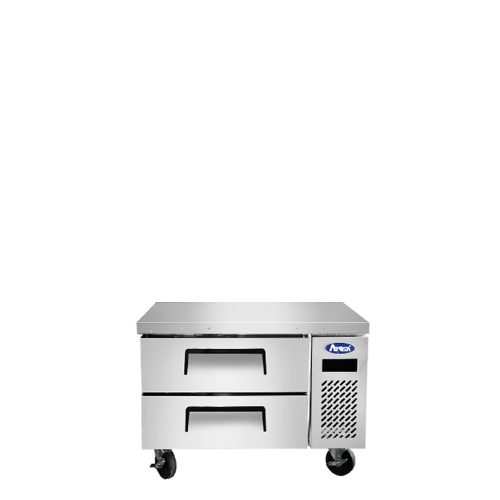 A front view of Atosa's 36" Refrigerated Chef Base